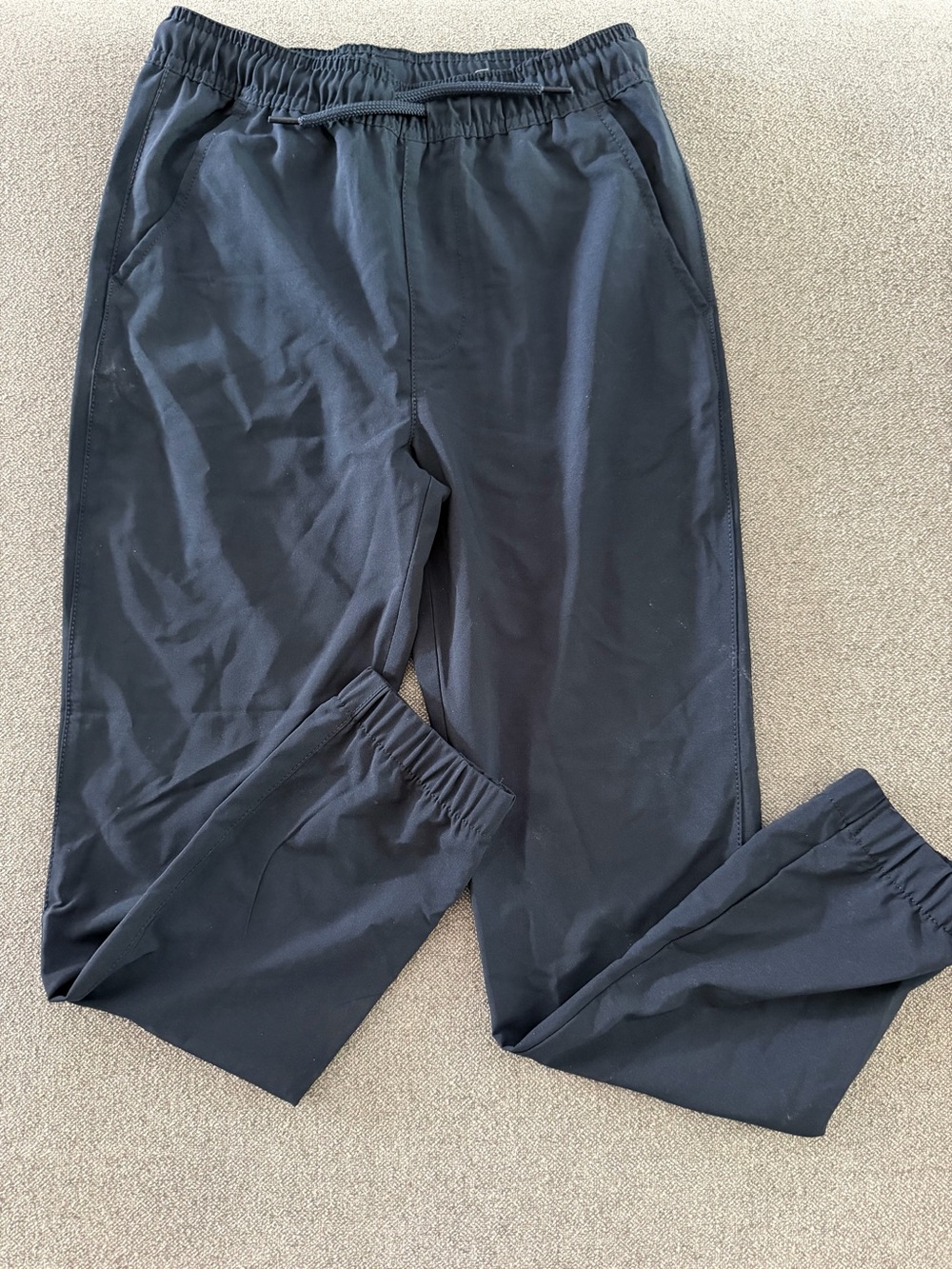 NWOT Place Kids Navy Elastic-Waist Drifit Joggers Boys Size 10